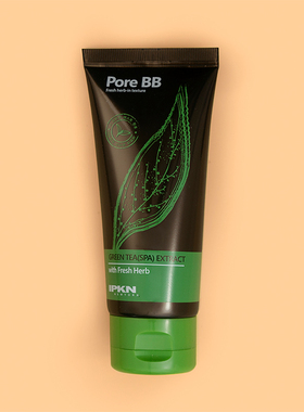 韩国ipkn忆可恩绿茶细致毛孔BB霜补水滋润遮瑕服帖bb霜 专柜正品