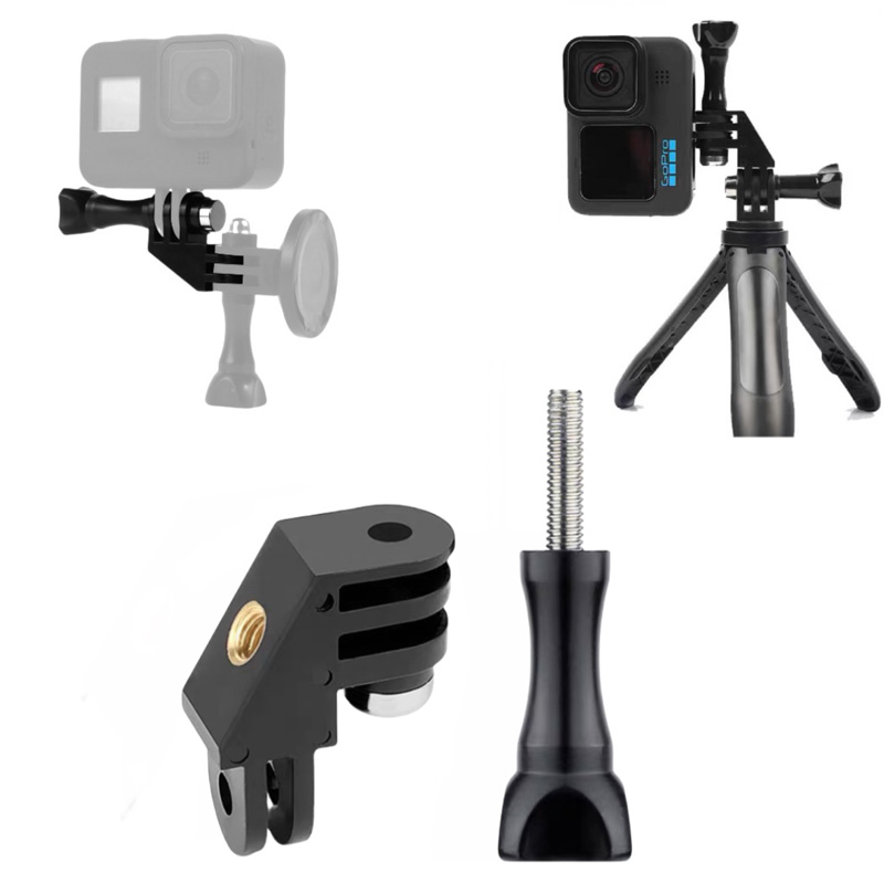 竖拍转接头适合gopro 大疆action Insta360运动相机90度旋转支架