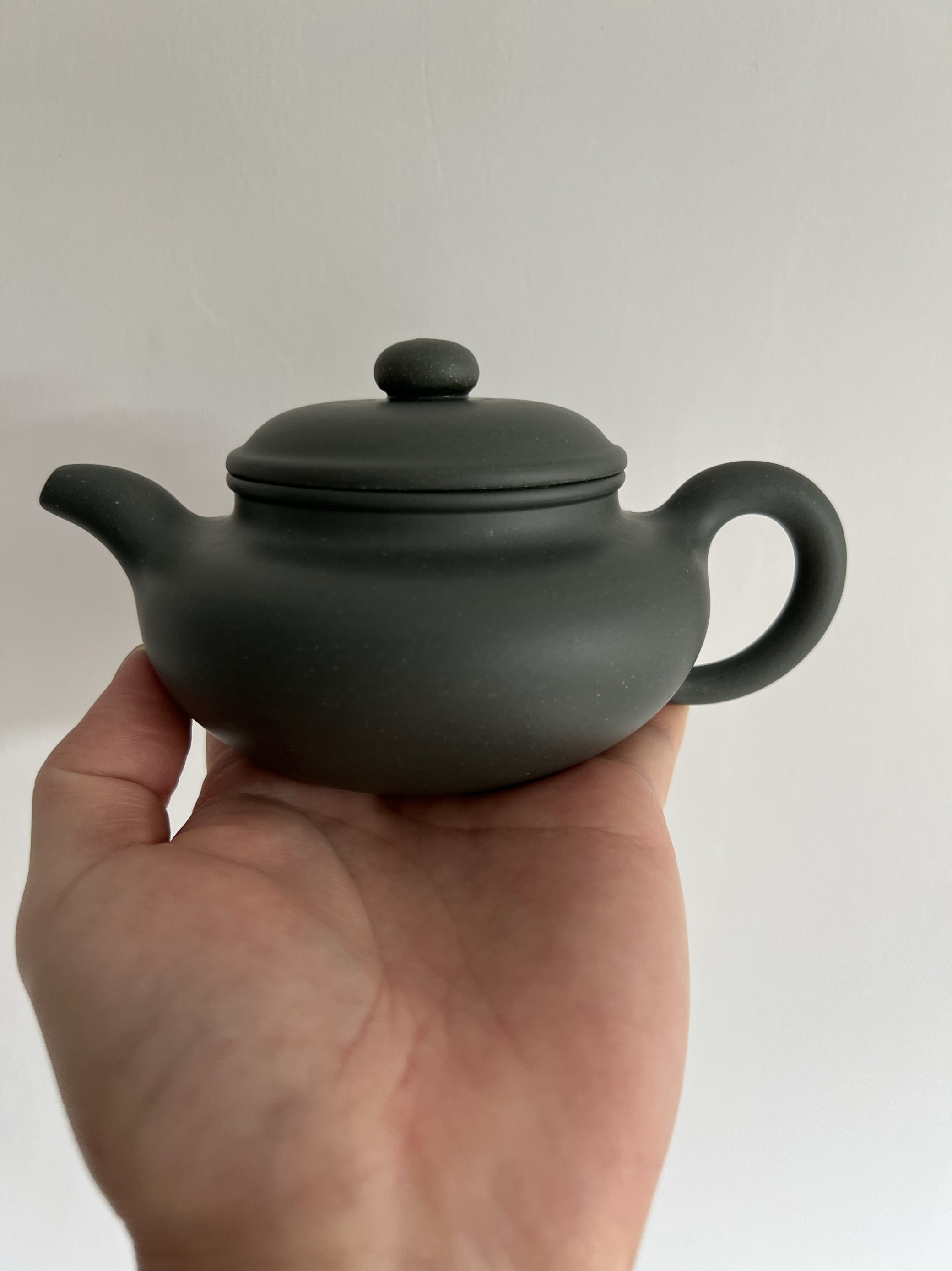 宜兴紫砂壶全手工正品保真茶壶原矿民国绿泥正品程建云寿珍仿古壶