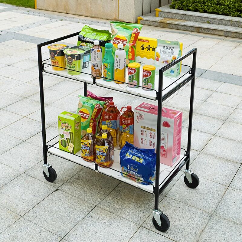 可折叠摆摊小推车餐车网红简易夜市水果捞外出露营移动货架促销车
