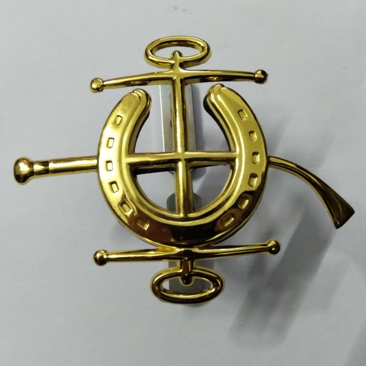汽车香港马会中网标 足球金属中网标盾牌徽章 马头中网车标金属标
