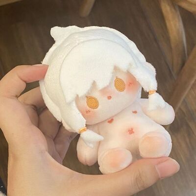 【】光遇周边书虫10cm棉花娃娃裸娃新款毛绒玩偶公仔少女心