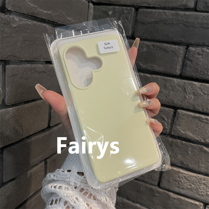 进口硅胶适用红米Turbo3手机壳橡皮肤感真液态镜头大孔防摔软壳