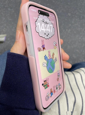 Q弹耐脏ins风浅粉色果冻液态硅胶Pura70适用mate60pro+手机壳p50软40半透明荣耀magic6全包边5防摔x50套gt女e