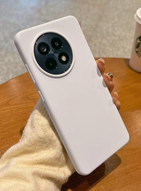 适用纯白色液态硅胶适用一加ace5壳ace5pro新款oneplus保护套1+ace5全包防摔简约1+ace13男女外壳一加13小众