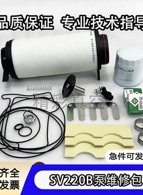 莱宝SV220B真空泵维修包EK9606M排气滤芯进口叶片配件油滤6537380