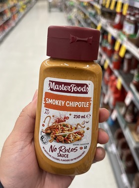 澳洲代购masterFoods Smokey Chipotle No Rules Sauce 250mL