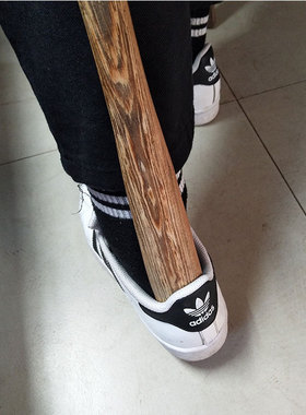 厂家现货鸡翅木黑檀木手工鞋拔子提鞋用木质工艺