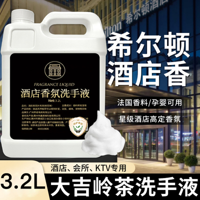 泡沫型洗手液补充装高级香氛家用杀菌消毒商用酒店大桶装按压瓶