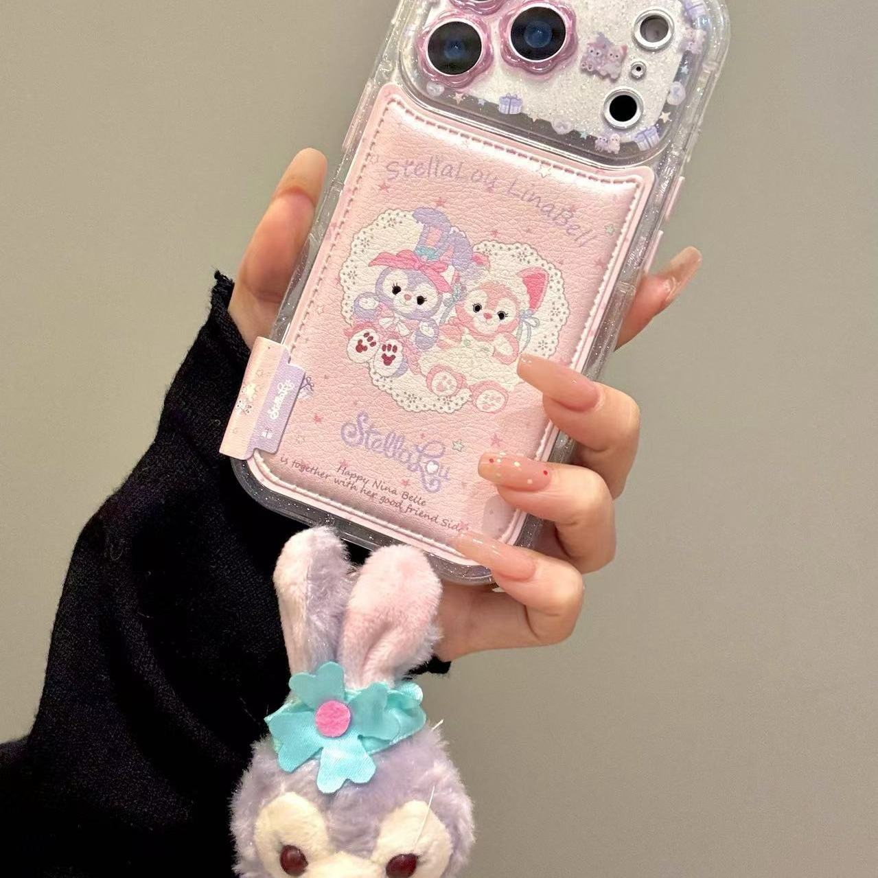 甜美可爱爱心琳娜贝尔星黛露适用ihone17promax苹果16pro手机壳15小众简约设计感防摔保护壳