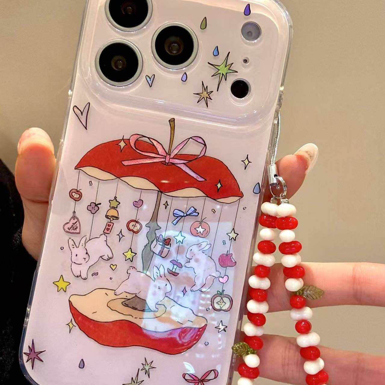 梦幻可爱鎏金苹果旋转小兔适用于iphone17promax苹果16手机壳新款小众简约设计感防摔保护壳,3C数码配件,手机保护套/壳,淘宝优惠券,粉丝福利购,淘宝优惠卷