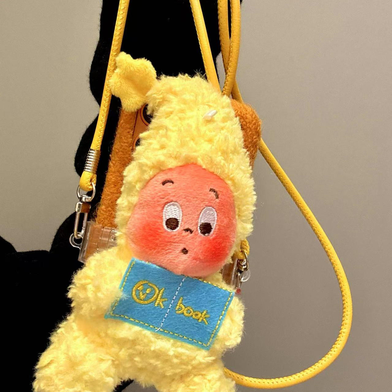 童趣可爱毛绒星宇橙星星宝宝适用ihone17promax苹果16pro手机壳15童趣创意搞怪新款防摔保护壳