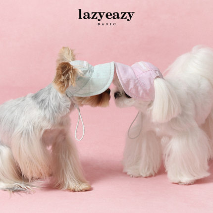 轻量化遮阳帽 Lazyeazy宠物狗猫中小型犬防水透气可爱露耳鸭舌帽