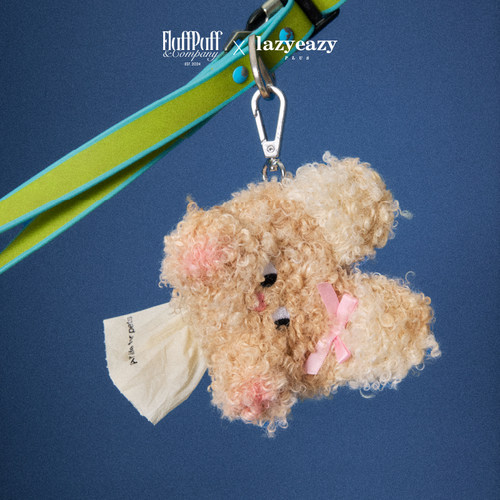 Lazyeazy x Fluffy Friends Club联名款宠物拾便袋可爱毛绒小包包