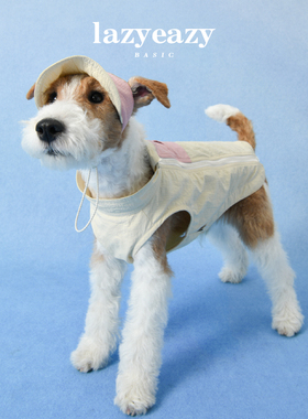 后背拉链工装 Lazyeazy狗狗猫咪中小型犬轻量舒适马甲小背心衣服