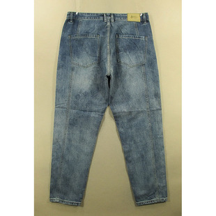 牛仔裤男33码宽松锥形小脚裤萝卜裤TAPER长裤全新品T103/8503-20