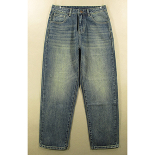 子宽松复古慵懒风厚长裤 KHCO 包邮 牛仔裤 6503 老爹裤 Q107 男30码