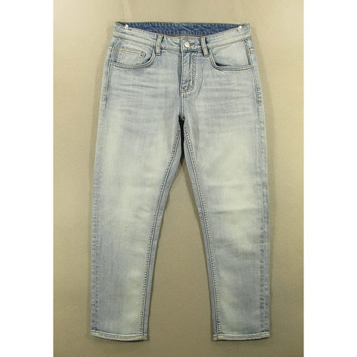 牛仔裤九分裤男弹力修身小脚裤SKINNY码长裤子全新品S104/8502-14