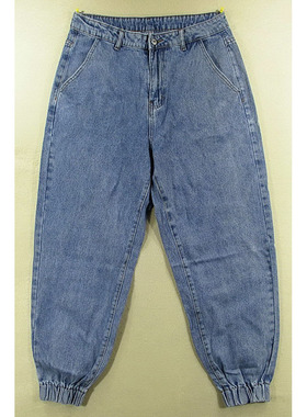 牛仔裤男欧版美式嘻哈滑板裤大码肥佬裤加肥版束脚A211/9682*01