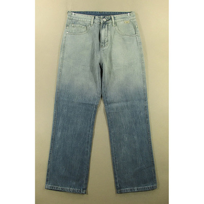 牛仔裤男29码阔腿裤阔脚喇叭裤变色长裤子全新品*S108/38505-11