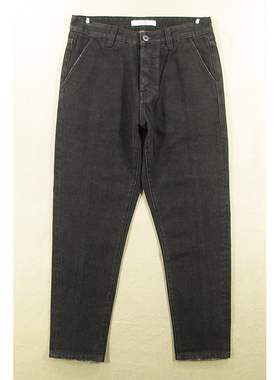 牛仔裤女秋冬加绒加厚大码高腰老爹哈伦裤专治腿粗K103/68253-20