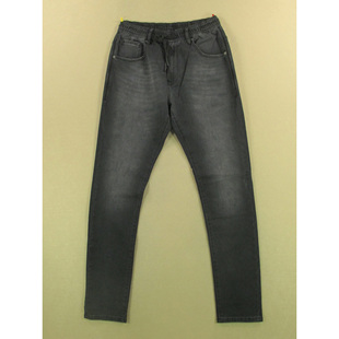 男32码 9802 弹力修身 C302 小脚松紧腰加长外单KHCO裤 针织牛仔裤