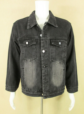 牛仔衣夹克外套男美式嘻哈宽松季新款加绒加厚保暖U114/98585*06