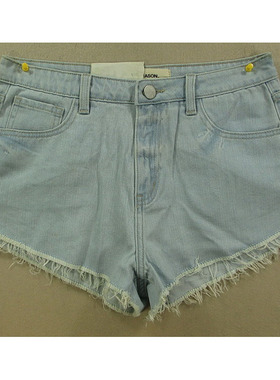牛仔短裤热裤女27码高腰新款流苏纯棉潮*特价包邮O103/8357-11