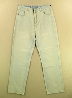 牛仔裤男32码宽松直筒松紧腰薄款复古KHCO长裤子C201/68502-18