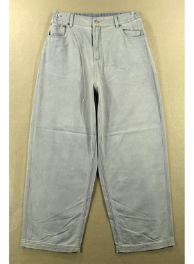 牛仔裤男美式慵懒风嘻哈HIPHOP滑板裤青春潮流阔腿裤Z202/0281*05