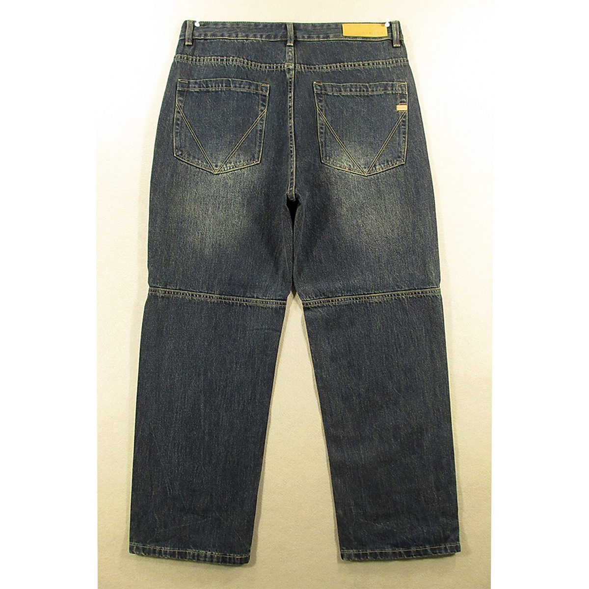 牛仔裤男美式潮流复古慵懒风嘻哈滑板阔腿裤高腰O403/98283*05