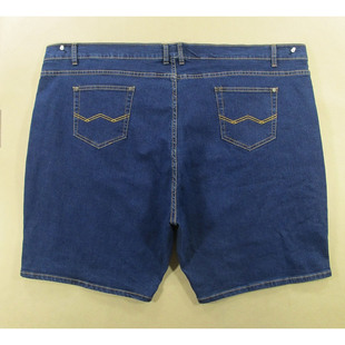 肥佬裤 外单胖子夏款 全新品 牛仔短裤 1532 弹力加大码 V108 男50码
