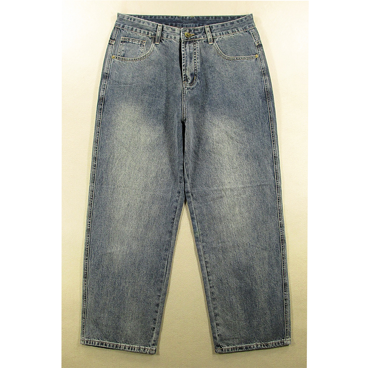 美式哈伦老爹裤春夏日系复古锥形裤萝卜型高腰宽松B101/9581*01