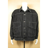 0681 牛仔衣夹克外套男欧版 加大码 潮牌R302 美式 嘻哈风加肥版