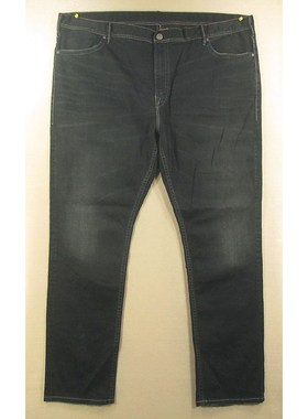 牛仔裤男50码欧版复古超加长肥佬裤弹力直筒外单P302/68008-12