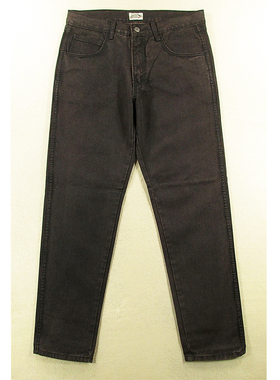 牛仔裤男欧美粗线复古秋冬款厚实中腰宽松直筒长裤W314/7281*02