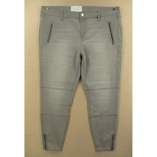 子 特价 包邮 牛仔裤 7057 外单名牛高腰弹力小脚裤 T201 女41码