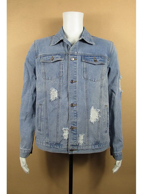 06*0683/S106牛仔衣夹克外套男M码韩版帅气潮流宽松春秋季新款潮