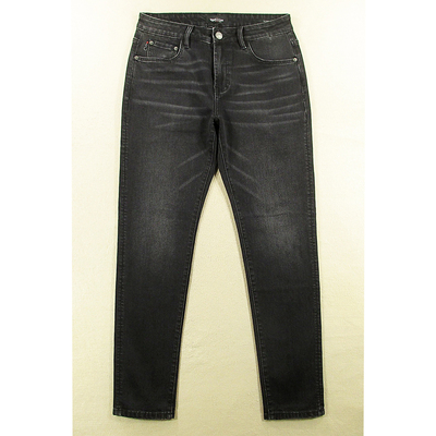 牛仔裤男日系复古怀旧弹力中腰修身小直筒KHCO包邮N401/1281*07