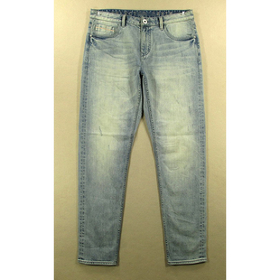 98202 赤耳牛仔裤 锥形小脚丹宁名牛外单品Z101 纯棉修身 男32码