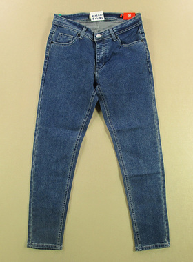 牛仔裤男30码低腰弹力修身锥形小脚裤外单KHCO长裤P309/68508-02