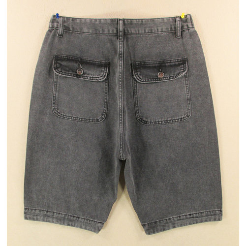 夏季牛仔中裤七分裤男美式复古懒惰风阔腿宽松新品U103/8883*23