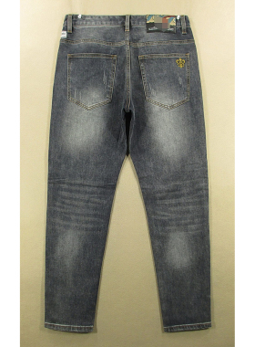 牛仔裤男30码弹力修身锥形小脚裤子TAPERED长裤包邮Q109/6505-03