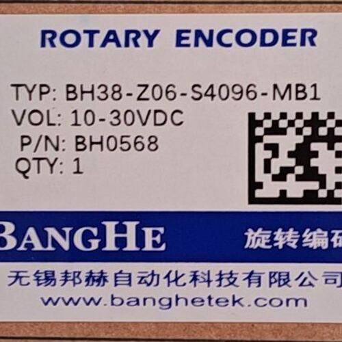 议价BANGHE旋转编码器BH38-Z06-S4096-MB1B可维修