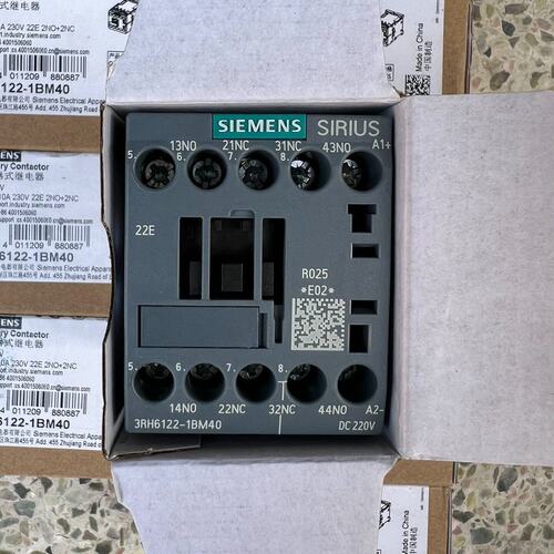 议价西门子接触式中间继电器3RH6122-1BM40D可维修