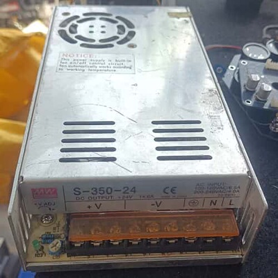 议价明纬MEAN WELL S-350-24开关电源可维修