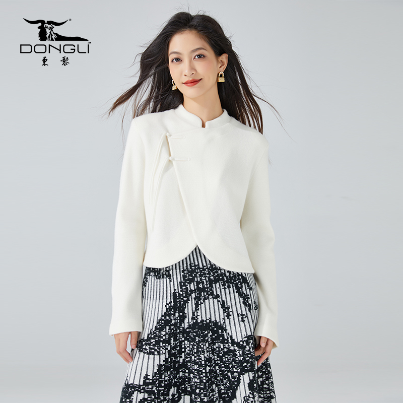 东黎长袖开衫半高领国风