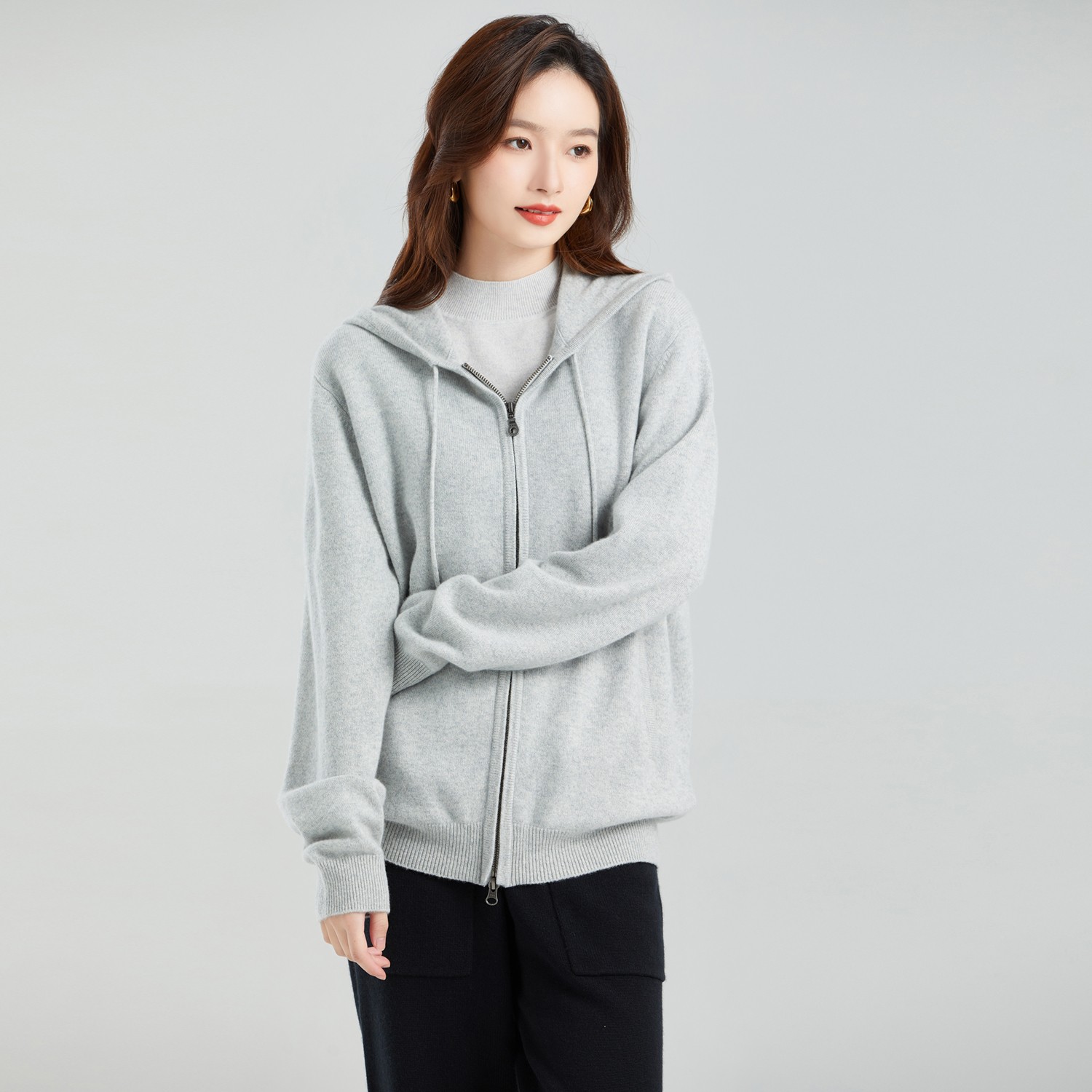 东黎山羊绒开衫男女通用保暖
