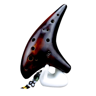 洪啸陶笛12孔AC调十二孔中音C调专业款故乡原风景初学学生送视频