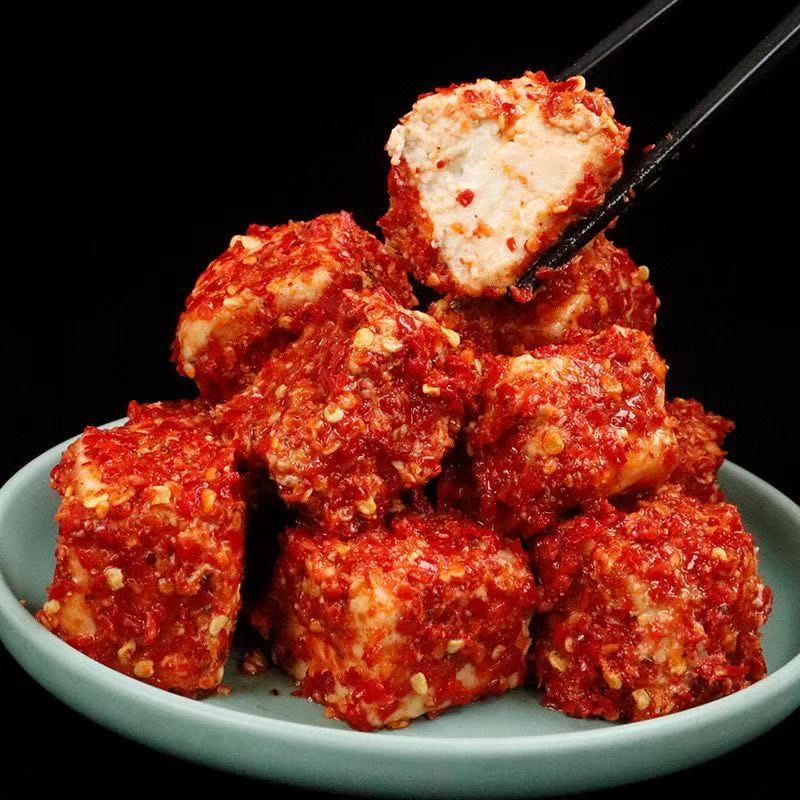 湖南特产农家豆腐乳苗妞纯手工瓶装香辣霉腐乳坛装无油特辣下饭菜